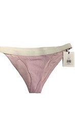 Onia Leila Rib Bottom Swim Bikini Bottom Tahiti Pink Size Small ...
