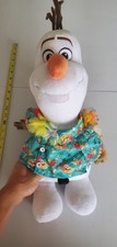 Disney Frozen Olaf Plush Snowman 20" with Hawaiian Shirt Build a Bear Workshop