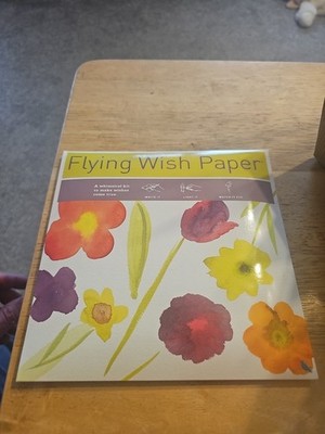 May, Flying Wish Paper - Write it, Light it, & Watch it Fly, Large Kit 7''x7''