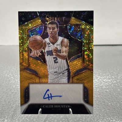 Caleb Houstan 2022-23 Panini Select Rookie Signatures Gold/10 #RS-CHS