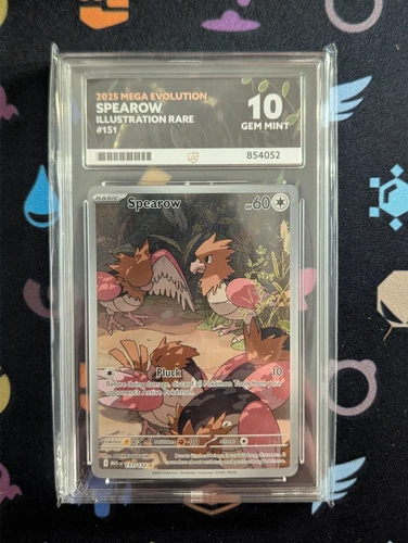 Spearow [151/132] Mega Evolution Illustration Rare Ace Grade 10