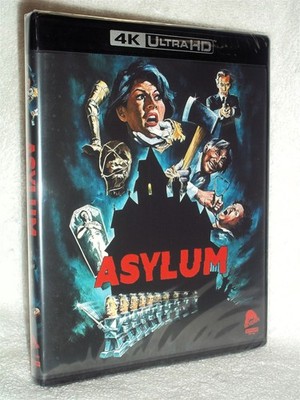 Asylum (4K/Blu-ray, 2025) NEW Peter Cushing Britt Ekland horror sci-fi 