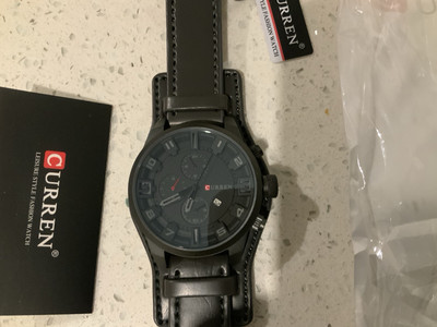 CURREN Karien 8225 Men's Quartz Watch Calendar Belt Watch Strap Large dial Watch