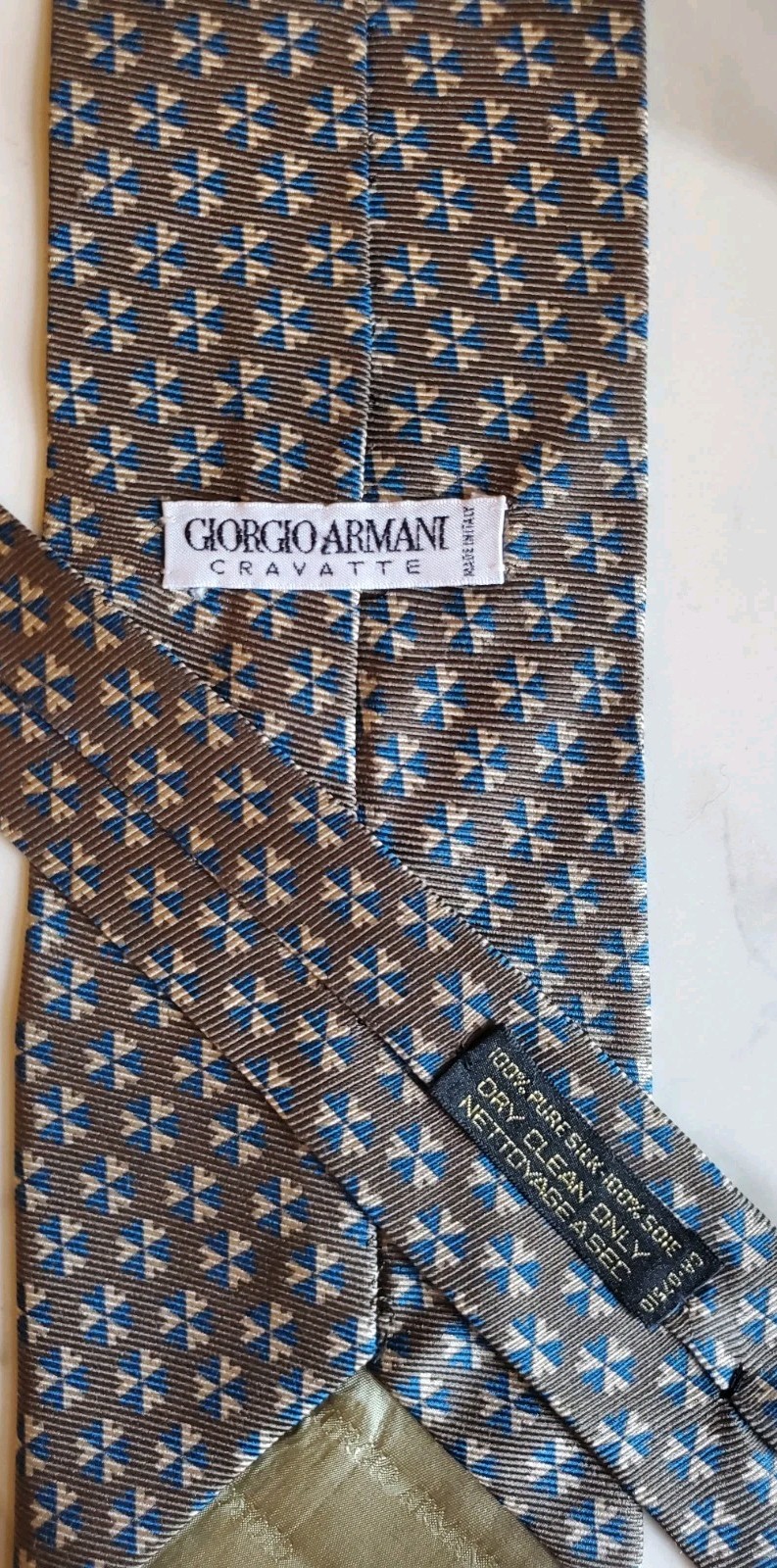 Authentic Giorgio Armani Cravatte Vintage 100percent Silk Tie image 4