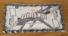 Bell Automotive 22-1-46565-8 Black Barbed Wire License Plate Frame