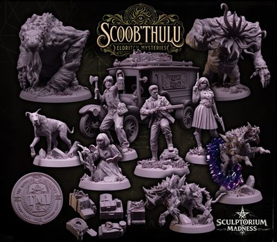 Scoob'Thulu Investigators Call of Cthulu by Sculptorium of Madness