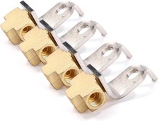 4pcs 3 Way Female Brake Line Tee 316 Tube 38-24 Inverted Flare Mount