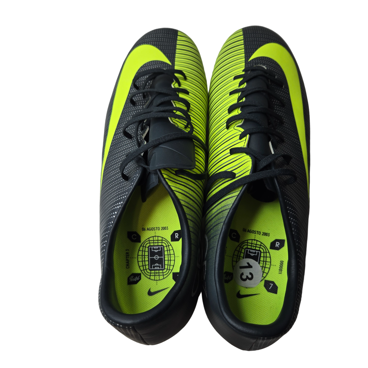 Nike Mercurial Victory VI CR7 FG Soccer Black/Green 852528  display picture 1