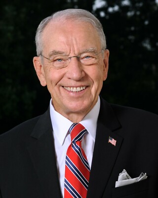 US Republican Senator from Iowa CHUCK GRASSLEY Poster Picture Photo Print