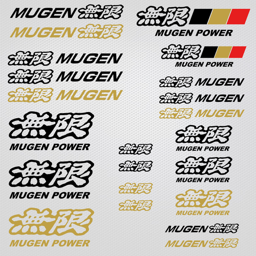 Pegatina Mugen JDM sticker CRX CIVIC INTEGRA VTEC S660 NSX CRX HRV CRZ - Imagen 4 de 5