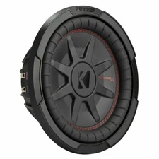 Kicker 48CWRT102 Comp Series 800W Max 10" Dual 2-Ohm Shallow Mount Car Subwoofer