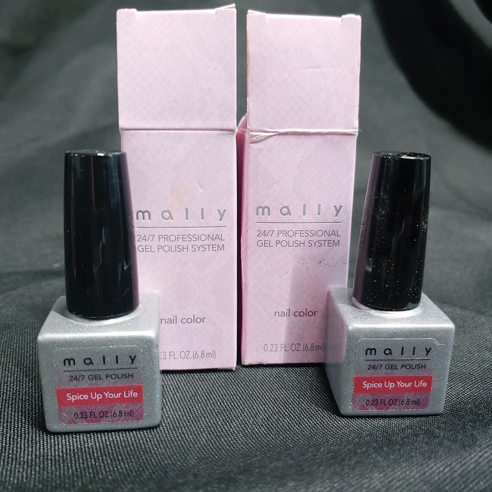 Lot Of 2 Mally 24/7 Professional Gel Polish System Nail Color Spice up