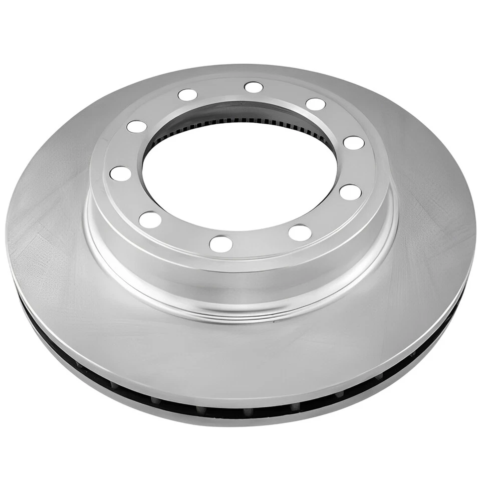 Rotores de freno de disco ventilados delanteros y pastillas de cerámica para Ford F-750 08-04; 381 mm Foto 3 de 4