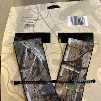 outfitters ridge REAL TREE CAMO Black Clip-On Suspenders With