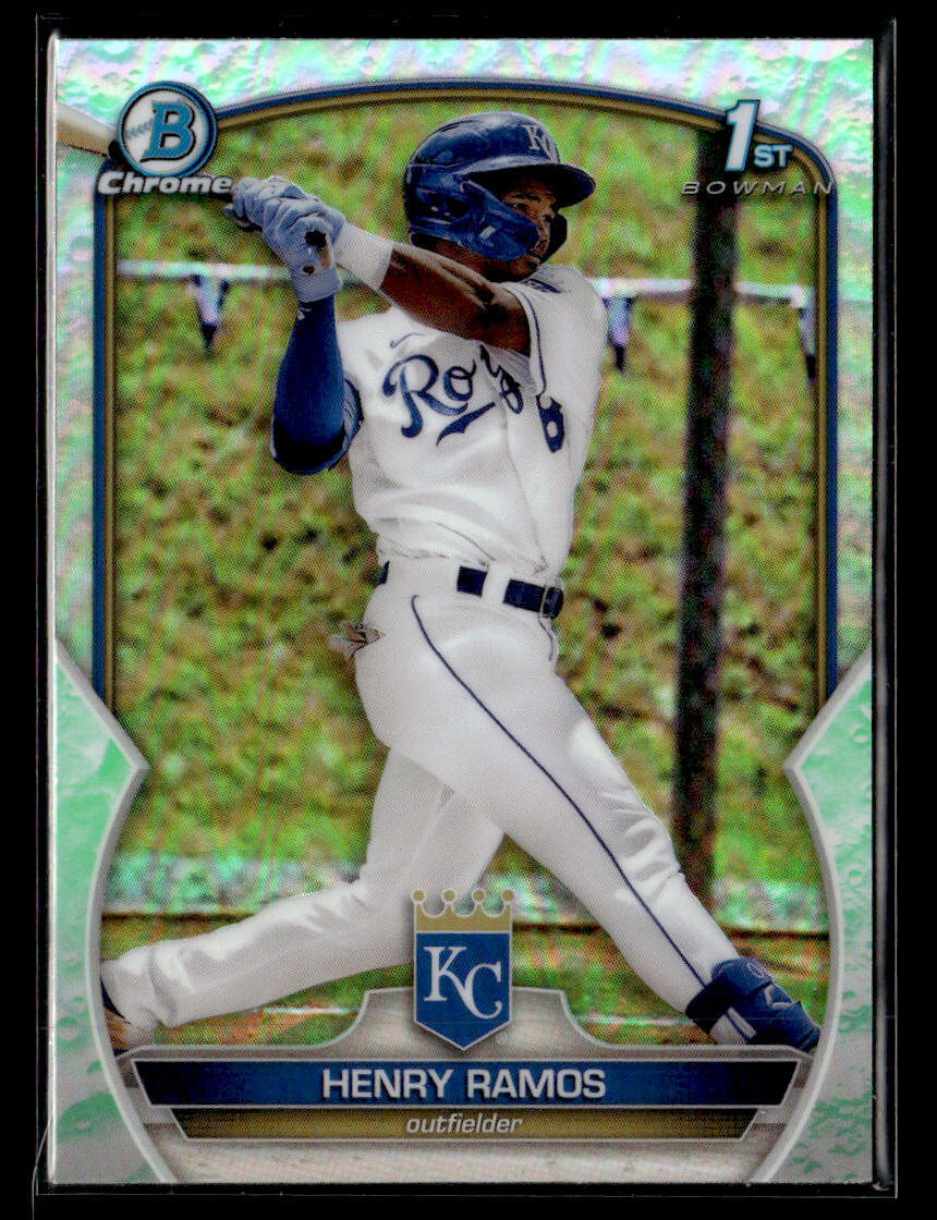 2023 Bowman #BCP-96 Henry Ramos Chrome Prospects Lunar Glow Refractor card