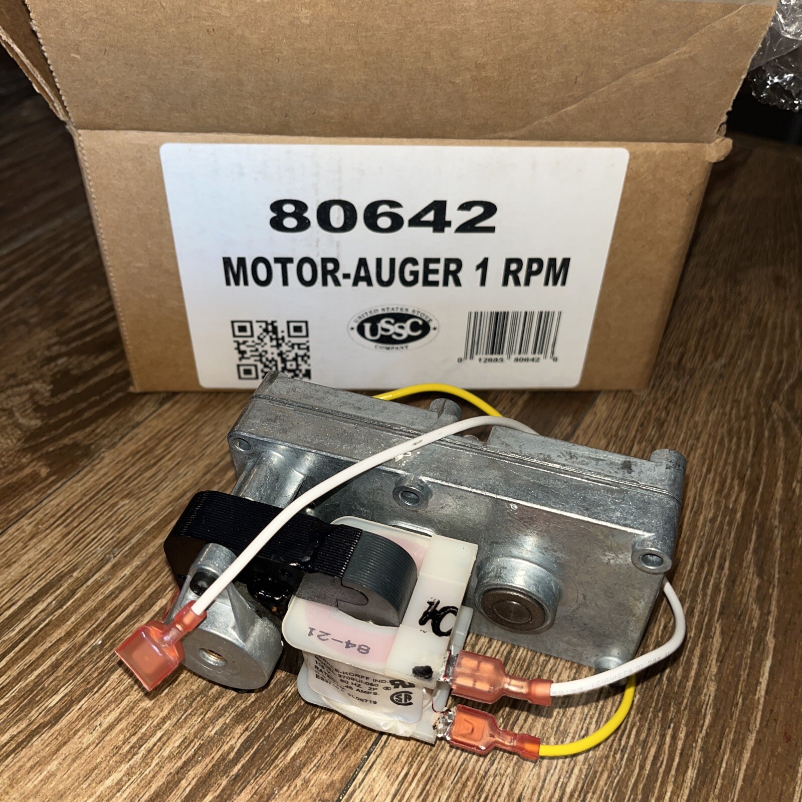 US stove Breckwell pellet stove auger motor 80642 OEM