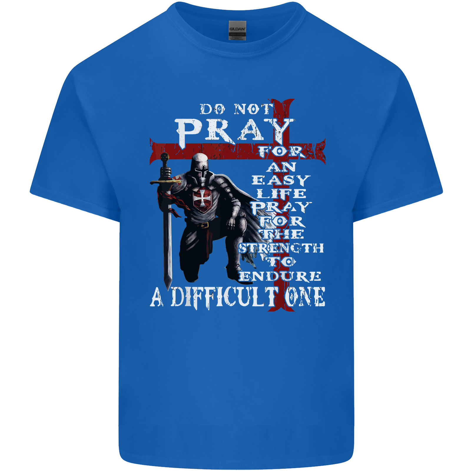 Do Not Pray Knights Templar St Georges Day Kids T-Shirt Childrens image 3