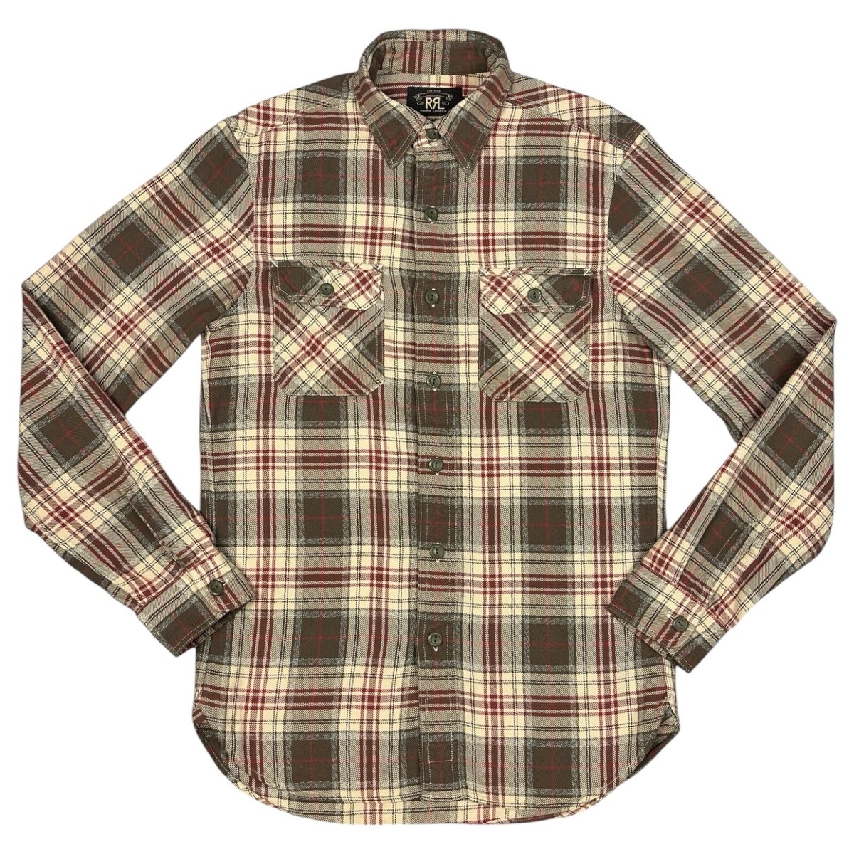 RRL Double RL Ralph Lauren Shirt Mens XS Plaid Western Work Button