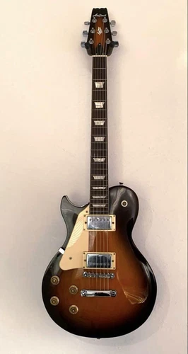 Aria Pro II PE Lefty Sunburst Les Paul  Type Electric Guitar Shipping From Japan