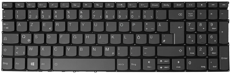 Touche de Clavier DE pour LENOVO IdeaPad S540-15 S740-15 / ThinkBook 15-IIL IML - Photo 2/3