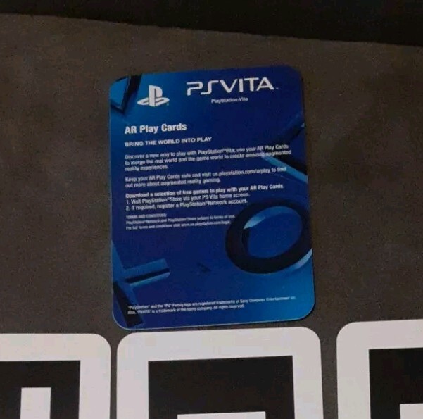 SONY PLAYSTATION PS VITA AR PLAY CARDS Opened Pack PSVITA