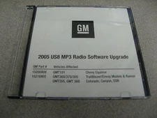 2005 US8 MP3 Radio Software Upgrade - Equinox Trailblazer Envoy Rainier Colorado