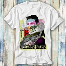 Nikola Tesla Magazine Poster T Shirt Meme Gift Top Tee Unisex 1048