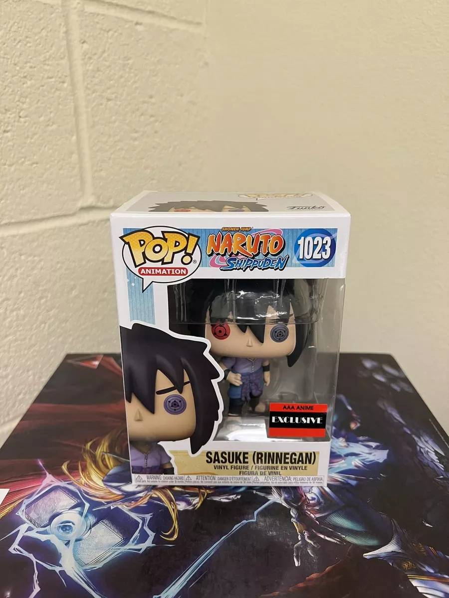 NARUTO SASUKE RINNEGAN AAA ANIME EXCLUSIVE FUNKO POP #1023 IN