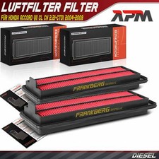 2x Luftfilter Filtereinsatz für Honda Accord VII CL CN 2.2i-CTDi 2004-2008