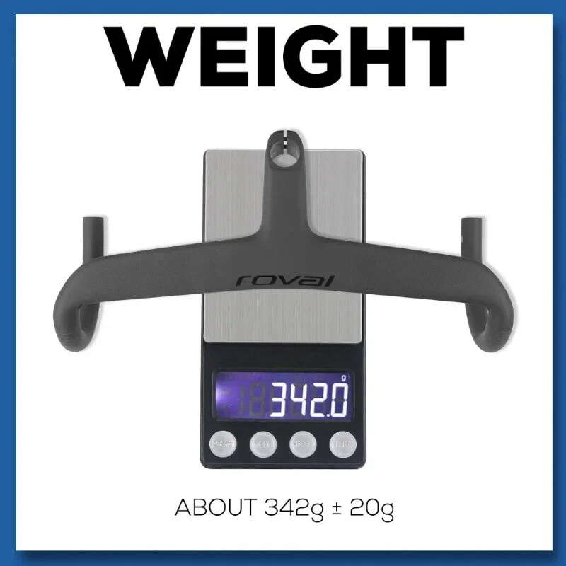 Full Internal Cable Routing Road Bicycle Handlebar Carbon Integrated Handlebar - Image 4 of 4