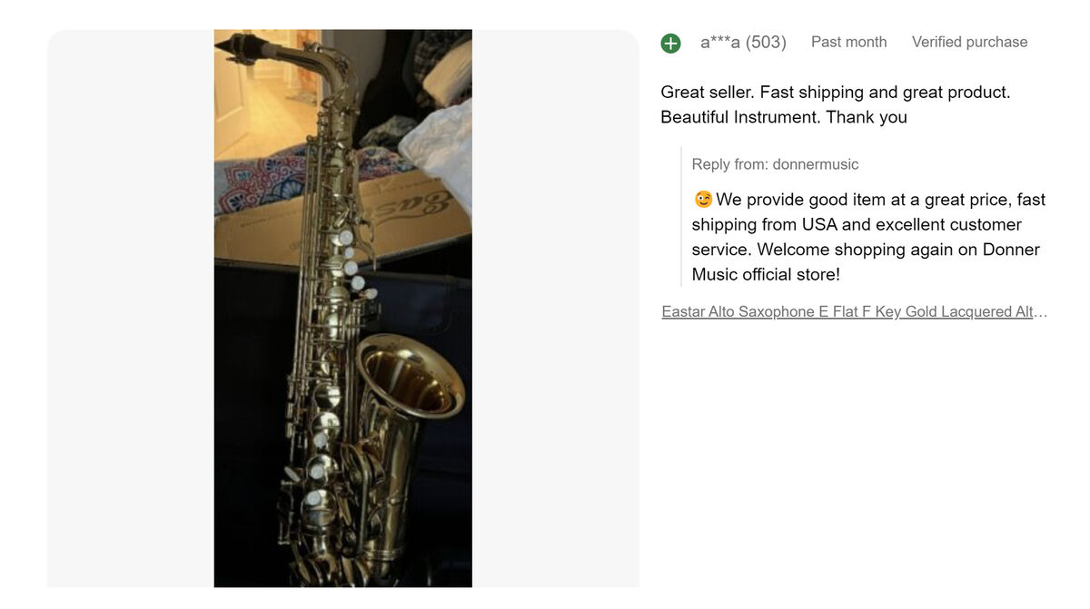 🎷Eastar Alto Saxophone E Flat F Key Gold Lacquered Student 🎷Eastar Alto Saxophone E Flat F Key Gold Lacquered Student