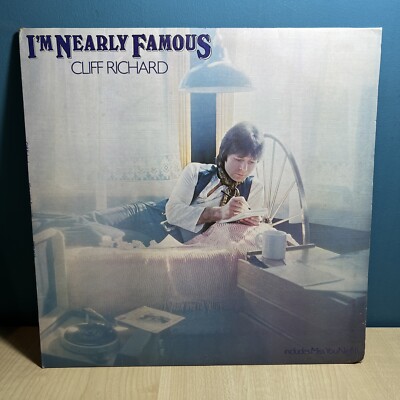 Cliff Richard   I'm Nearly Famous - LP - Textured Sleeve - Lyric Inner - VG+