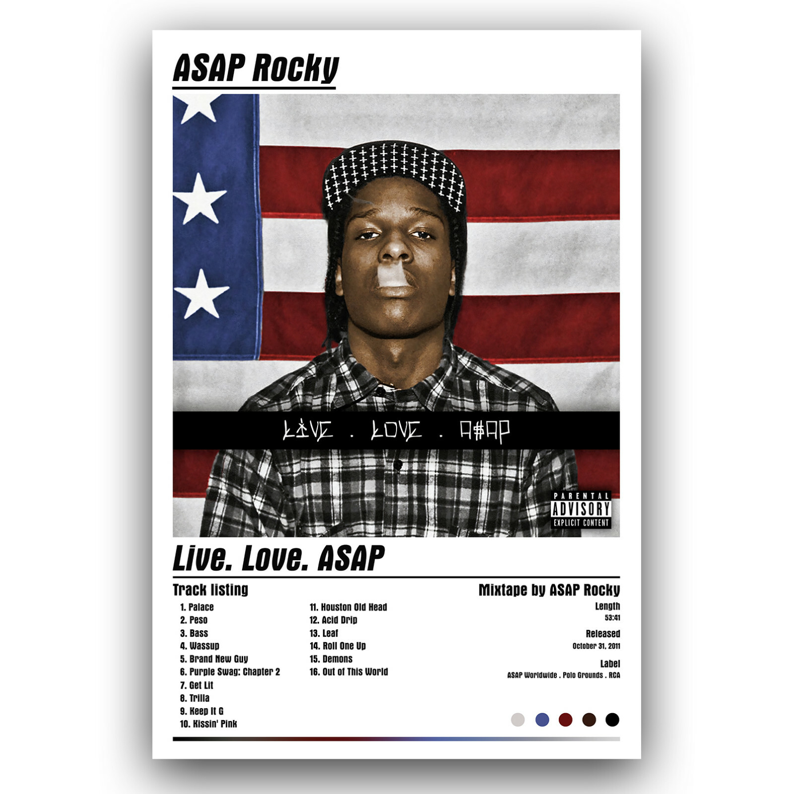 Live Love Asap Tracklist