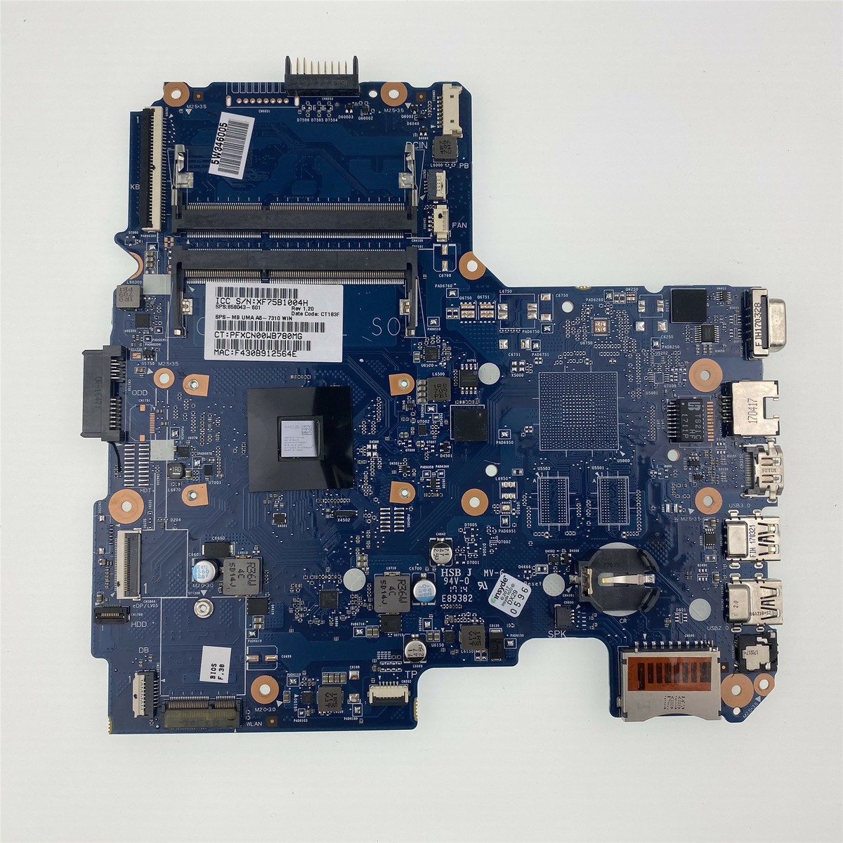 Laptop Upgrade Hp 245 G5 Ram Type For HP 245 G5 14-an 858043-601