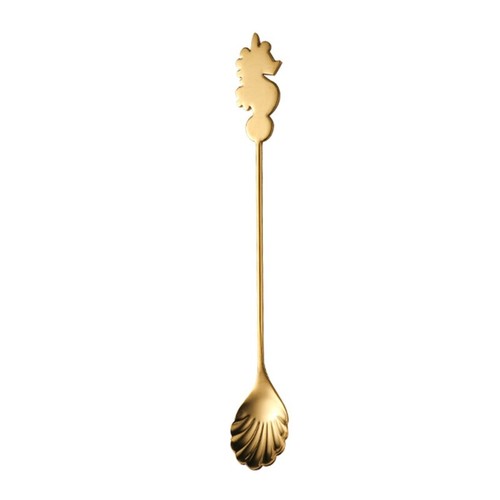 Long Handle Coffee Stirring Spoons Dessert Salad Fork Stainless Steel Tableware - Picture 5 of 13