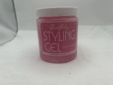 Queen Helene Hard To Hold Hair Styling Gel Level 7 Hold Pink 16oz