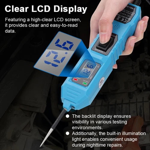 Power Circuit Probe Tester Automotive 3.5-36V Electrical System Diagnostic Tools - Picture 9 of 12