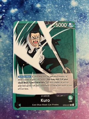 One Piece Card Game Kuro Pillars Of Strength OP03-021 | eBay