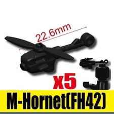 Drone SWARM 5x Drone compatible with toy brick minifigures