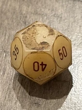 Vintage Homebrew % D&D rpg single d12 dice remnant impossibly RARE 123124@
