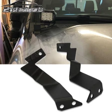 Upper Hood Hinge A-Pillar Fog Light Bracket Kit For Ford F-250 F-350 Super Duty