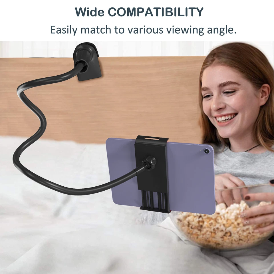 Flexible 360º Lazy Bed Gooseneck Tablet Stand Holder Mount For Apple/Samsung/PAD - Image 4 of 4