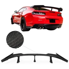 Rear Wing Trunk Spoiler For Chevy Camaro ZL1 1LE Style 2016-23 Carbon Fiber Look