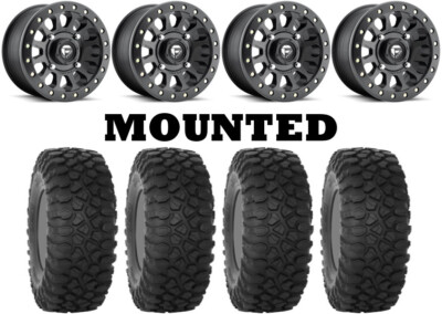 Kit 4 System 3 XC450 32x10-15 on Fuel Vector Beadlock Matte Black D920 1KXP