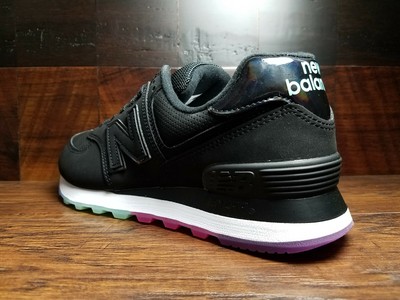 New Balance Womens (WL574SOO) (Black 