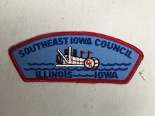 Southeast Iowa Council twill gauze pre fdl BSA CSP Patch
