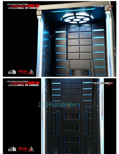 1/6 Scale Iron Man Hall Of Armor Hangar Film Version Display Box Fit For HT Toys - Picture 3 of 12