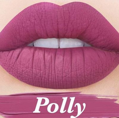 LIME CRIME VELVETINES POLLY PINK MAUVE MATTE LIQUID LIPSTICK AUTHENTIC COSMETICS