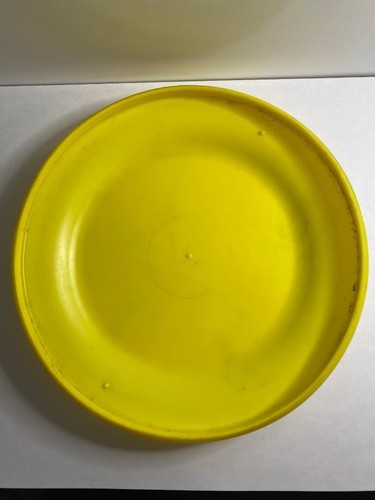 Vintage Yellow Nike Swoosh Advertising Frisbee Humphrey Flyer RARE - Picture 2 of 2