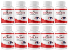 Visi Shield Advanced Vision Formula 10 Bottles 600 Capsules